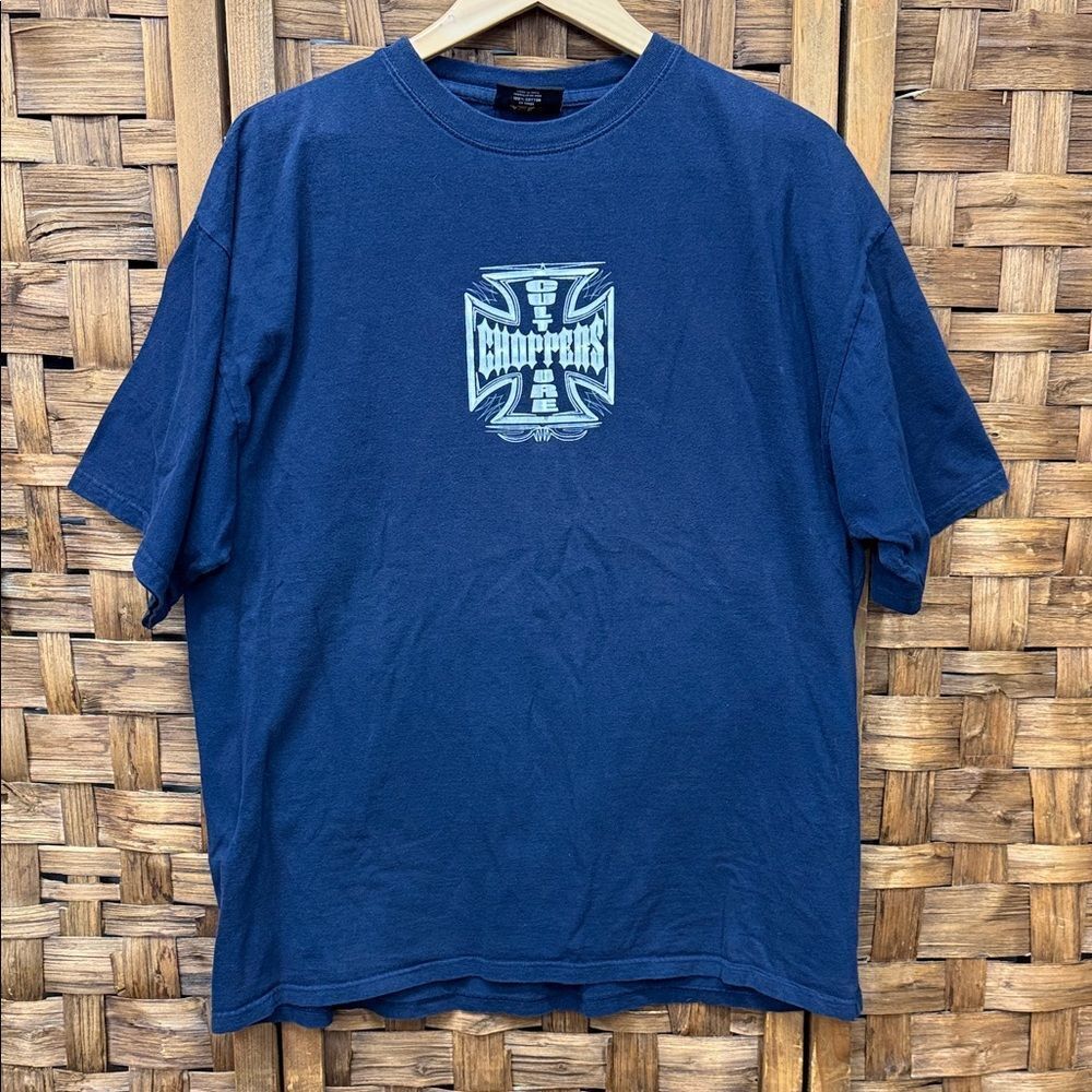 Vintage Culture Choppers Blue Men's T-Shirt